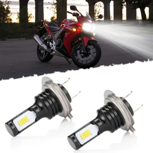 For Honda CBR500R 2013-2015 H7 LED Headlight Bulbs Conversion Kit 6000K White 2x - Picture 1 of 9