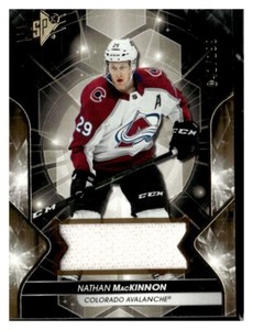 2019-20 Upper Deck SPX Nathan MacKinnon #35 /199 Game Patch