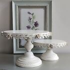 Ivory Rustic Cake Stand (small)/party Display Teaparty Wedding Cakes Stand| 