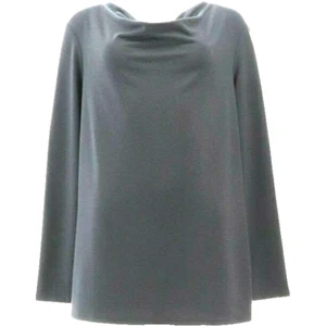Rhonda Shear Cowl Neck Lace Top Women's,CHARCOAL M - Picture 1 of 2