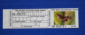U.S. (IDM06h) 1983 Idaho Muzzleloader Permit Stamp (MNH) - Picture 1 of 2