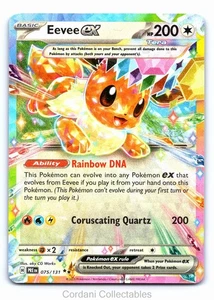 Eevee EX 075/131 - Prismatic Evolutions - Pokemon Card - Near Mint - Picture 1 of 2