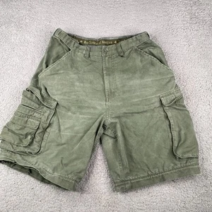 Boy Scouts Of America Uniform Cargo Shorts Mens 30 Green Canvas Outdoor BSA - Picture 1 of 15