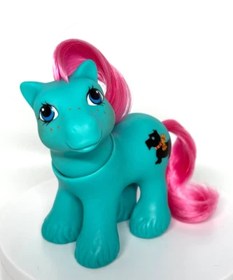 1988 G1 My Little Pony Playtime Baby Brother Baby Paws 蓝色 MLP — 第 1/4 张图片