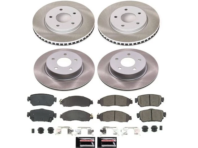 Kit de pastillas de freno delanteras y traseras y rotor para Nissan LEAF 2019 RT529BS 2018-2025 Foto 1 de 1