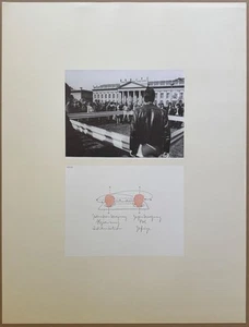 Franz Erhard Walther, Viererverbindung..., Offsetdruck, 1974, handsigniert - Bild 1 von 1