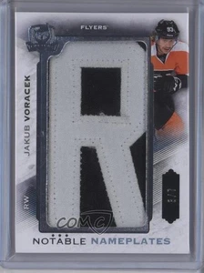 2015-16 Upper Deck The Cup Notable Nameplates /7 Jakub Voracek #NN-JV Patch - Picture 1 of 3
