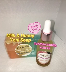 FBF Milk & Honey Yoni Soap & Tahiti Vanilla Yoni Oil Combo - Bild 1 von 8