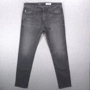 Pantalones de mezclilla AG Adriano Goldschmeid Dylan ajustados grises AG-Ed flexibles para hombre 34x33 - Imagen 1 de 15