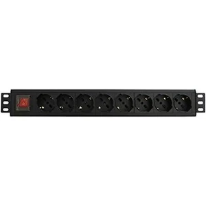 Rallonge 8 Tomas Schuko WP WPN-PDU-G01-08 Noir - Afbeelding 1 van 1
