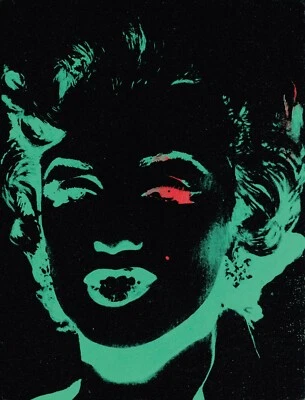 NEW Andy Warhol Marilyn Monroe Reverse Collection Black and Green Poster - Image 1 of 3