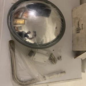 West Coast 10 1/2" Cross View Convex Mirror - Picture 1 of 8