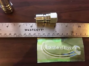 2X 3/8 NPT ISO 7241-B B38m-06N Schnelltrenner Hydraulischer Stecker Kupplung - Bild 1 von 4