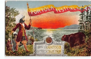 PORTOLO Festival ~ ADV 1909 ~ San Francisco Kalifornien ~ Hrsg. MITCHELL Postkarte CA-L4 - Bild 1 von 4
