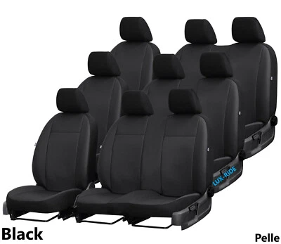 PEUGEOT TRAVELLER BUSINESS 9 SEATS 2017 - 2025 ART. LEATHER TAILORED SEAT COVERS - Image 1 of 4