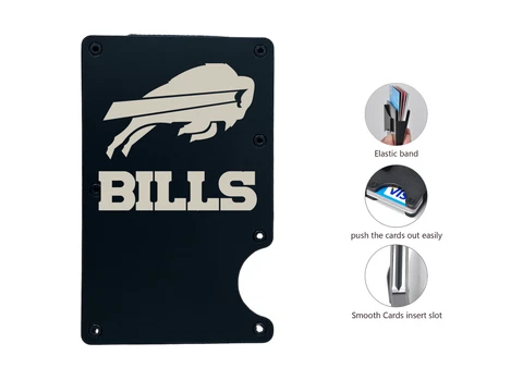 Buffalo Bills NFL Team Logo Slim Card Wallets Cover