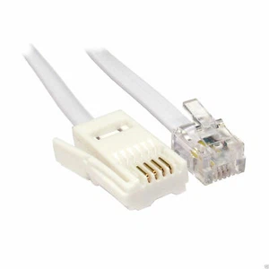 2m BT 4-przewodowa wtyczka do 4-pinowego kabla modemu telefonicznego RJ11 [006444] - Zdjęcie 1 z 1