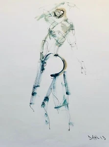 Carl Dahl (flourish 1990- ). American, Arizona. Sketch of Human Form. - Picture 1 of 1