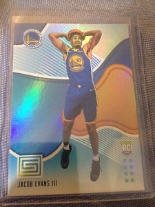 Jacob Evans III 2018-19 Status Blue Parallel Rc Warriors