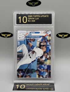 2020 Topps Update Los Angeles Dodgers GAVIN LUX #U-234 rookie graded mint LRG 10 - Picture 1 of 2