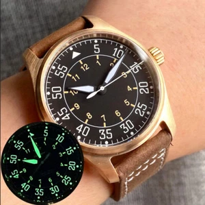 Reloj automático para hombre CUSN8 bronce tandorio esfera negra cristal zafiro NH35 PT5000 - Imagen 1 de 11