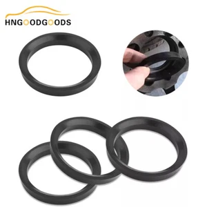 4PCS Car Hub Centric Rings Stop Wheel Vibrations Shock Absorbing Hubcentric Ring - Picture 1 of 12