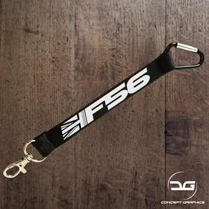 F56 Union Jack Turbo Mini Cooper S Mini Lanyard Keyring Keychain GP JCW Gen 3 - Picture 1 of 2