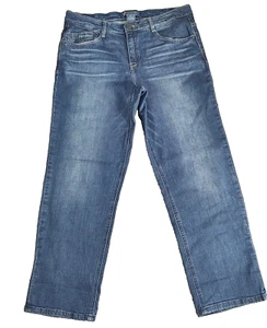 Democracy Jeans Women's "Flex-ellent" Technology Slim Leg -Medium Wash-Size 8 - Picture 1 of 10