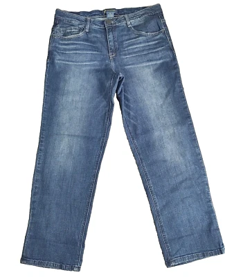Democracy Jeans Women's "Flex-ellent" Technology Slim Leg -Medium Wash-Size 8 - Image 1 of 4
