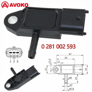 MAP Sensor For RENAULT TRAFFIC II 1.9 dCi Manifold Pressure Sensor 8200225971 - Picture 1 of 3