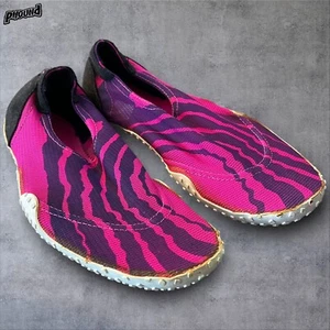 Vintage 90s Nike Aqua Gear Neon Pink Purple Water Shoes Size S 6/7 Display - Picture 1 of 11