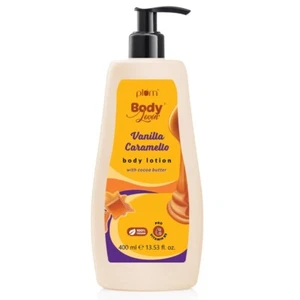 Plum BodyLovin' Lozione Corpo Vaniglia Caramello | Burro di Cacao e Vitamina B5 400ml - Foto 1 di 5