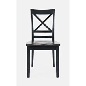 Solid Acacia Farmhouse X-Back Chair (Set of 2) - Picture 1 of 7