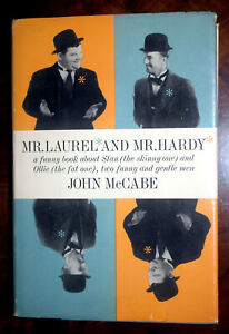 Mr. Laurel and Mr. Hardy Hardcover Vintage Book by John McCabe - First Edition