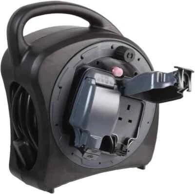 Waterproof Extension Lead 20m Cable Reel Outdoor Garden 2 Socket Gang 240V 13A - Image 1 of 3