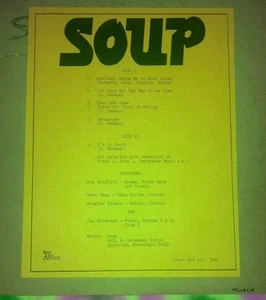 SOUP Soup ARF ARM RECORDS LP 1970 private press WISCONSIN PSYCH VG++ Doug Yankus - Picture 1 of 8