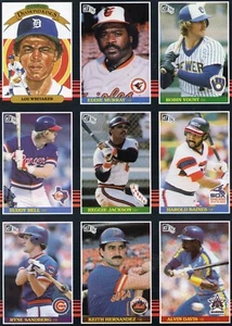 1985 Donruss Baseball 9 card advertising promo sheet - Picture 1 of 1