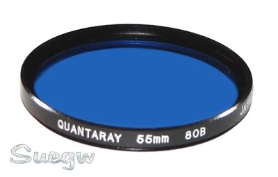 55mm Quantaray 80B Lens Filter - Image 1 of 2