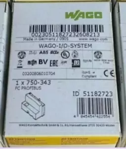 750-343 NEU Wago 750-343 SPS-Modul 750343 kostenloser Versand - Bild 1 von 3