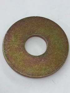 NUEVO OEM Genuino POLARIS GUARDABARROS ARANDELA ACERO ZINC Y AMARILLO CHAPADO P/N 7555749 NUEVO - Imagen 1 de 3