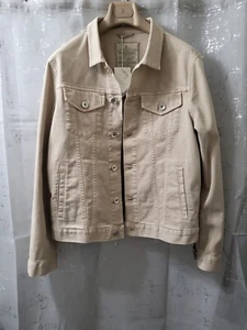 2395$ Brunello Cucinelli - Mens Dyed Beige Denim Trucker Jacket sz : US S/46EU - Picture 1 of 17