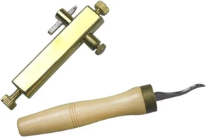 New 1set Purfling Tools Inlay Inlaid Groove Carver Knife Tool for Violin Viola - Picture 1 of 9