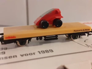 Märklin Z Flachwagen "ALPHA, Phantasie für die Kleinen" mit ALPHA Auto neuw. OVP - Bild 1 von 5