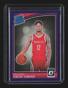 2018 Donruss Optic #165 Vincent Edwards    Houston Rockets