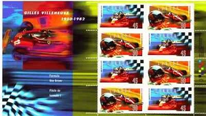 Canada - Scott 1648b (1647-1648) - Gilles Villeneuve - Souvenir Sheet - 1997 - Picture 1 of 1