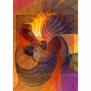 ACEO Kunstkartendruck (2,5" x 3,5") Stürme der Wüste - signiert vom Künstler - Bild 1 von 7