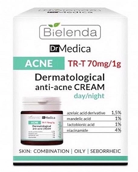 Bielenda Dr Medica Dermatological Anti Acne Face Cream Day Night 50ml - Image 1 of 1