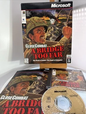 Microsoft Close Combat: A Bridge Too Far PC Big Box Computer Game - Complete - Image 1 of 4