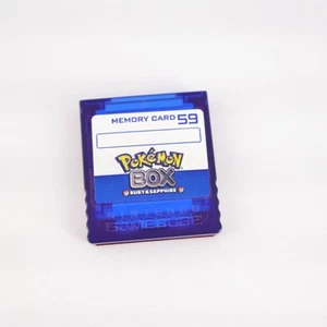 Official Nintendo GameCube Pokemon Box Memory Card 59 w/Sticker *TESTED* - Picture 1 of 5