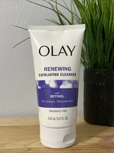 Olay Renewing Exfoliating Cleanser With Retinol Fragrance Free 5 FL Oz - Picture 1 of 4